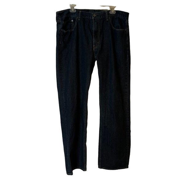 Levis 559 Jeans Mens 40 x 36 Dark Wash Straight Leg Blue Denim Relaxed - Picture 12 of 12